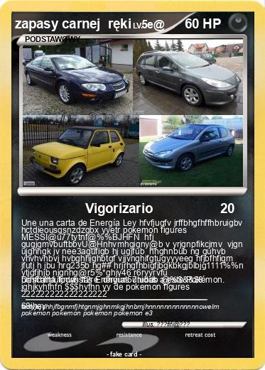 Pokemon zapasy carnej  ręki