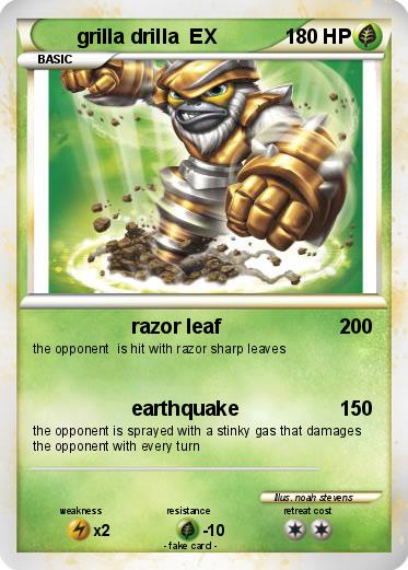 Pokemon grilla drilla  EX