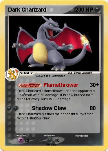 Pokemon Dark Charizard