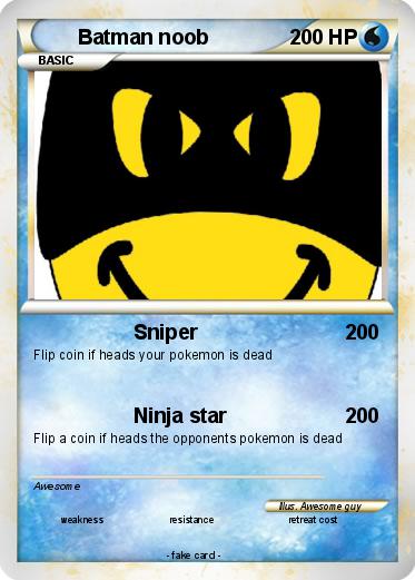 Pokemon Batman noob