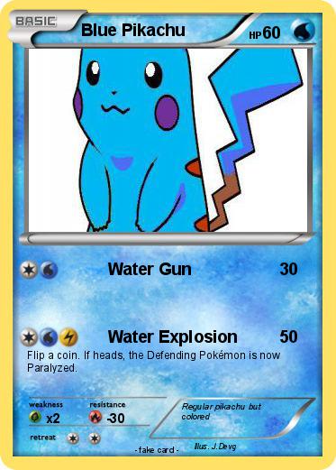 Pokemon Blue Pikachu