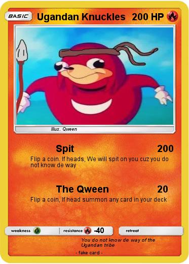 Pokemon Ugandan Knuckles