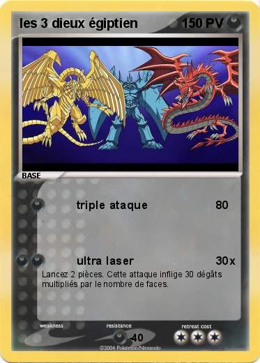 Pokemon les 3 dieux égiptien