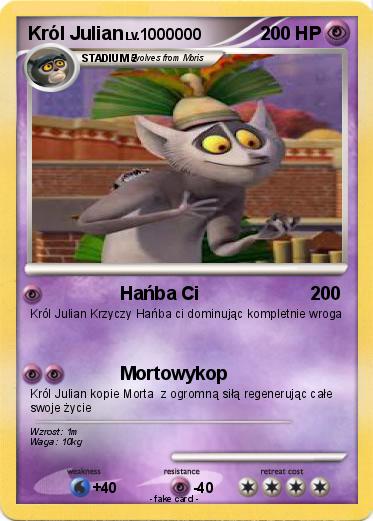 Pokemon Król Julian