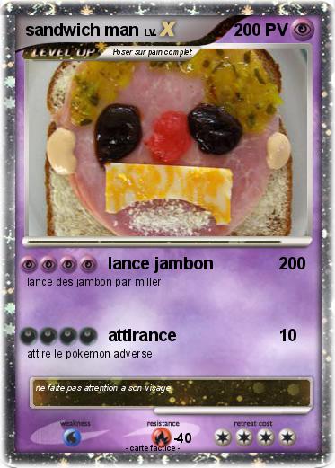 Pokemon sandwich man