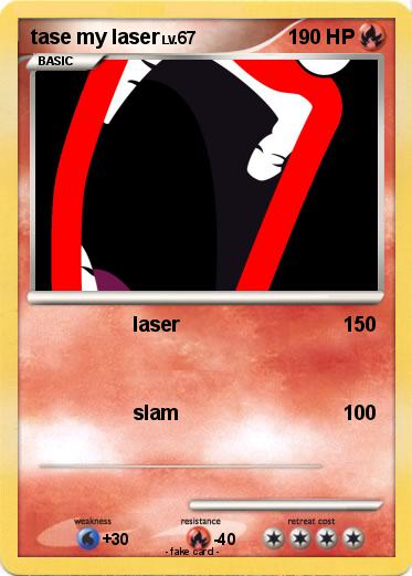 Pokemon tase my laser