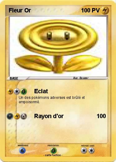 Pokemon Fleur Or