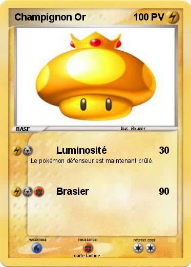 Pokemon Champignon Or