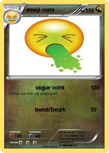 Pokemon emoji vomi