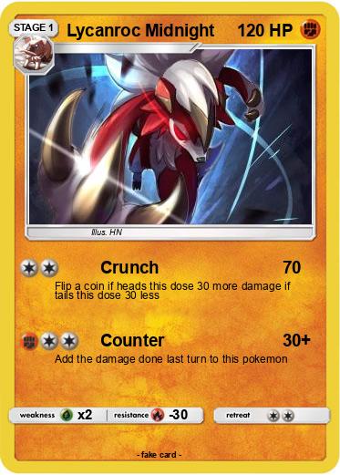 Pokemon Lycanroc Midnight