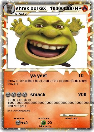 Pokemon shrek boi GX   10000000