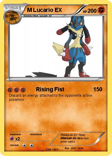 Pokemon M Lucario EX