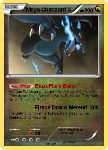 Pokemon Mega Charizard X