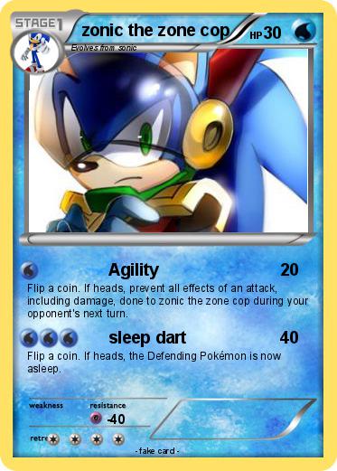 Pokemon zonic the zone cop