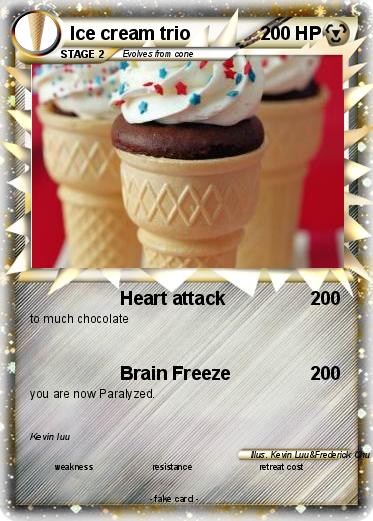 Pokemon Ice cream trio