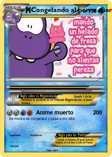 Pokemon Congelando al perro chems
