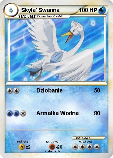 Pokemon Skyla' Swanna