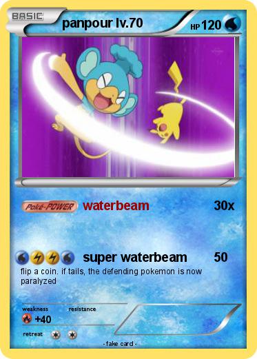 Pokemon panpour lv.70