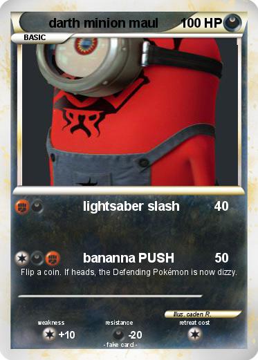 Pokemon darth minion maul