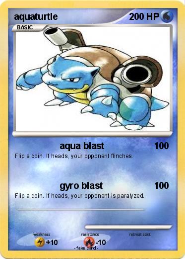 Pokemon aquaturtle