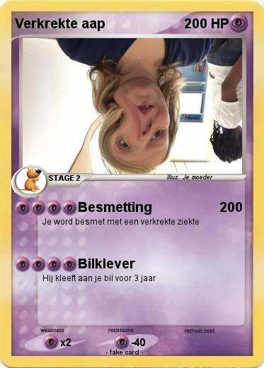 Pokemon Verkrekte aap