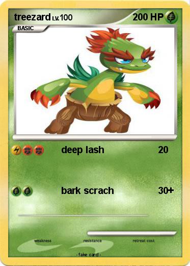 Pokemon treezard