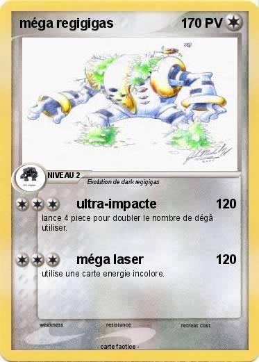 Pokemon méga regigigas