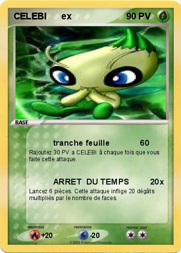 Pokemon CELEBI      ex