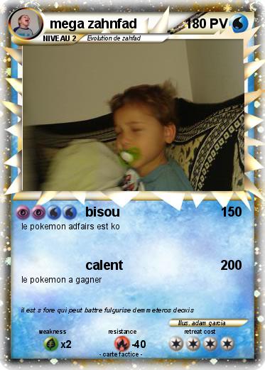 Pokemon mega zahnfad