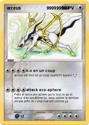 Pokemon arceus                     999999999