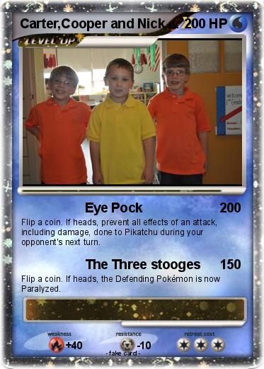 Pokemon Carter,Cooper and Nick