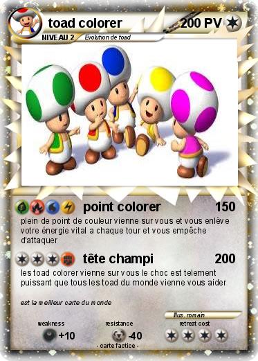 Pokemon toad colorer