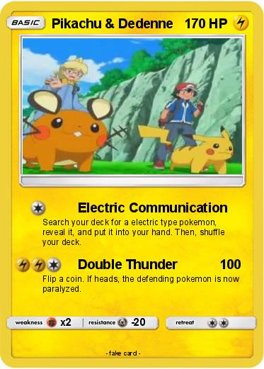 Pokemon Pikachu & Dedenne