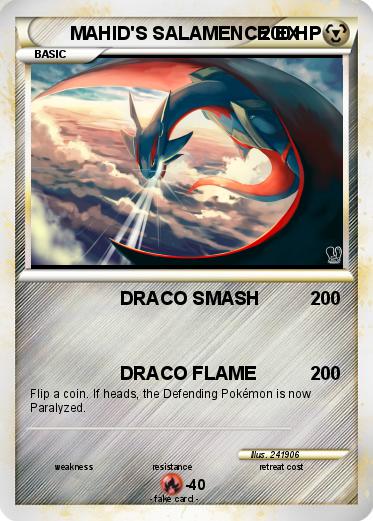 Pokemon MAHID'S SALAMENCE EX