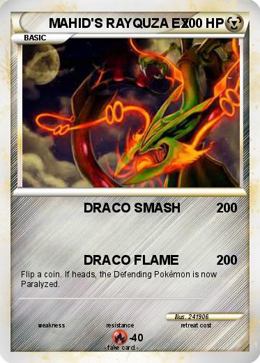 Pokemon MAHID'S RAYQUZA EX
