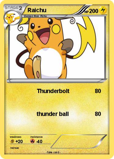 Pokemon Raichu