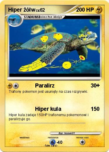 Pokemon Hiper żółw