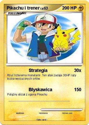 Pokemon Pikachu i trener