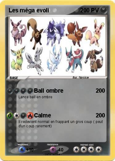 Pokemon Les méga evoli