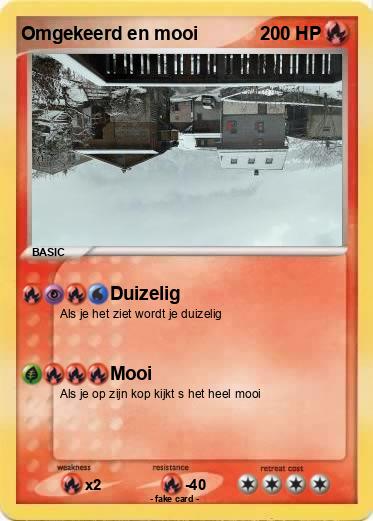 Pokemon Omgekeerd en mooi