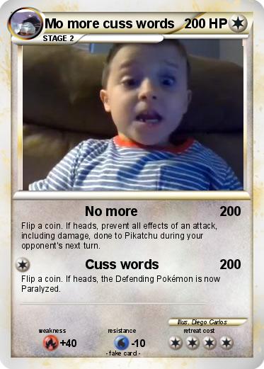 Pokemon Mo more cuss words