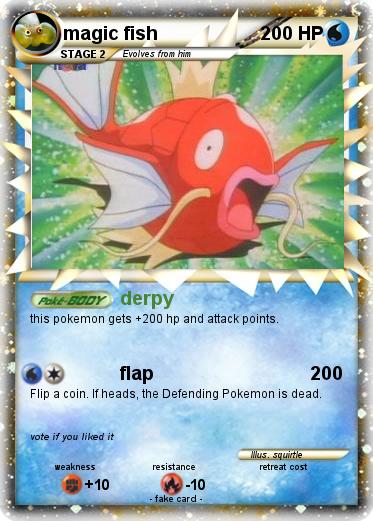 Pokemon magic fish