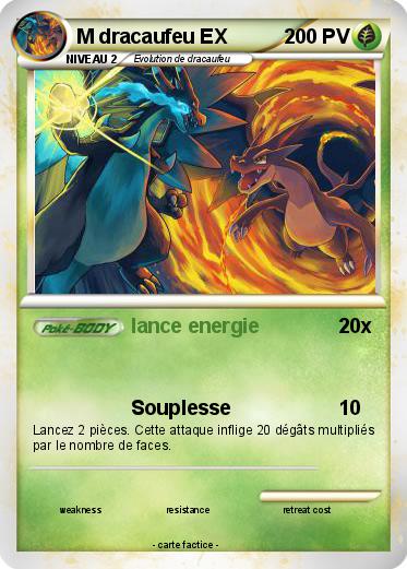 Pokemon M dracaufeu EX