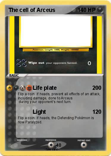 Pokemon The cell of Arceus