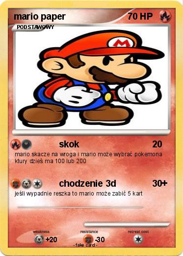 Pokemon mario paper