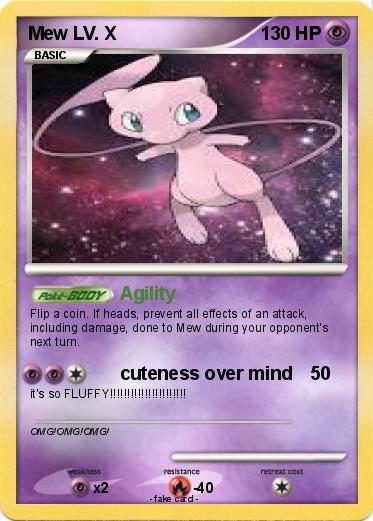 Pokemon Mew LV. X