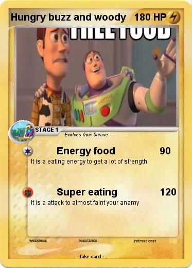Pokemon Hungry buzz and woody