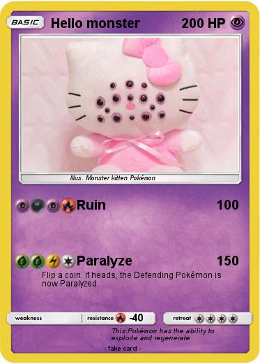 Pokemon Hello monster