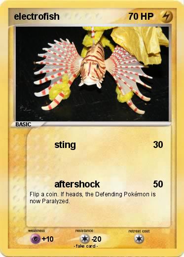 Pokemon electrofish