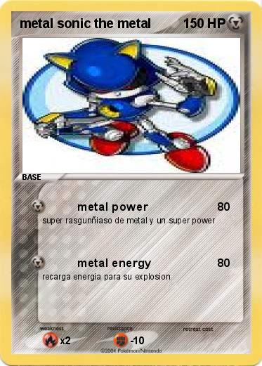 Pokemon metal sonic the metal